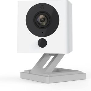 Wyze Cam 1080p HD Indoor Wireless Smart Home Camera with Night Vision, 2-Way Audio, Works with Alexa & the Google Assistant, One Pack, White - WYZEC2