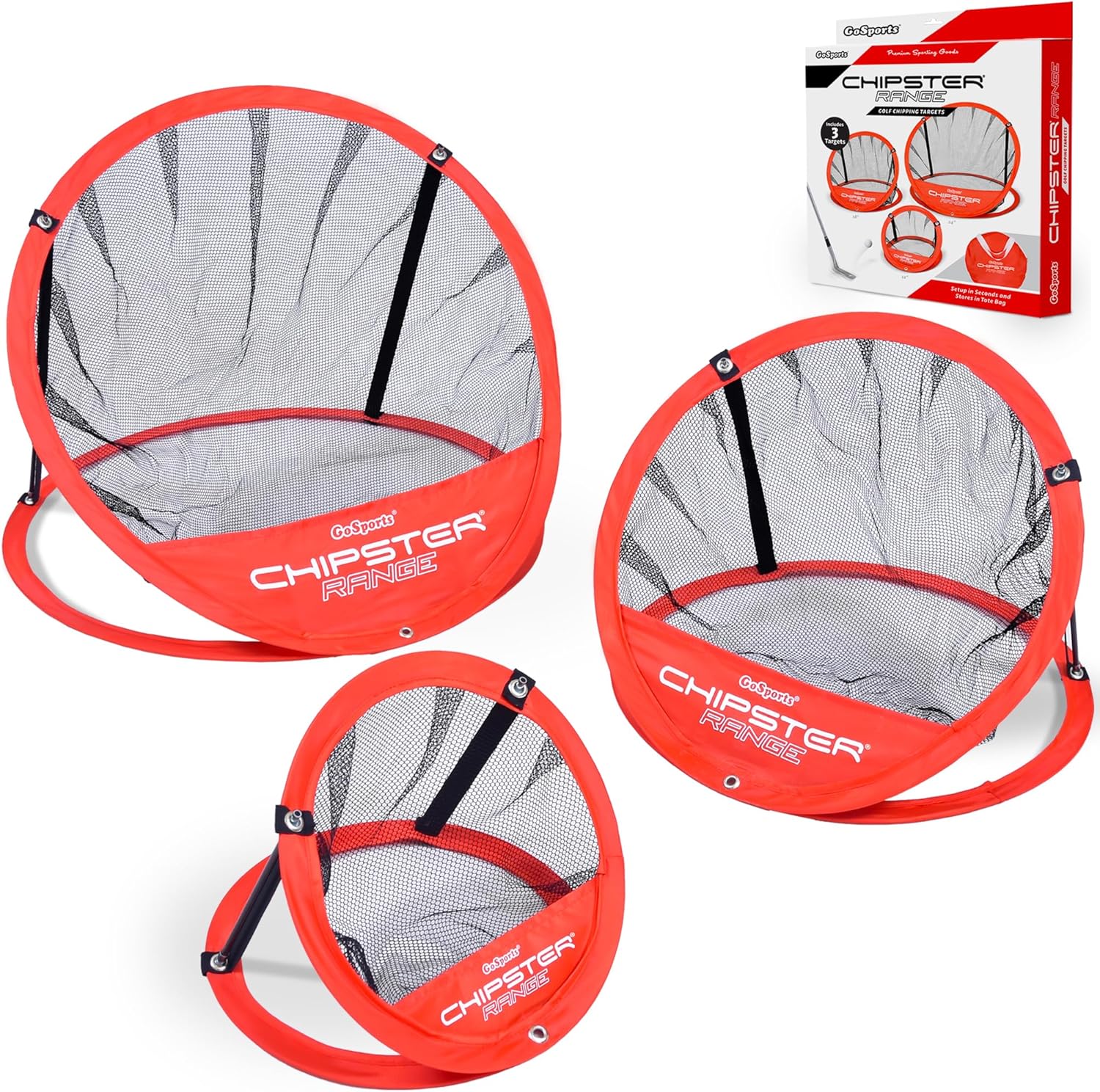 GoSports Chipster Golf Chipping Pop Up Practice Ne